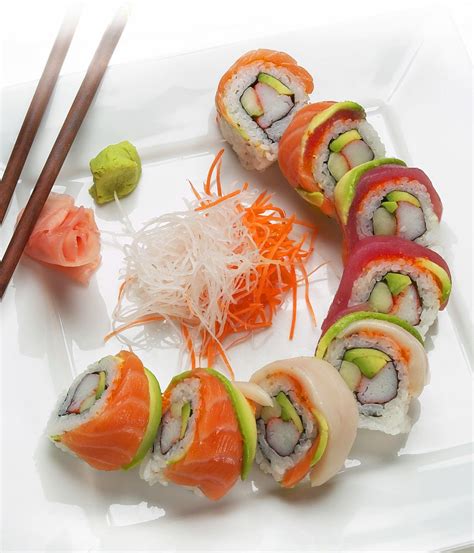 what other sushi rolls are similar to rainbow
